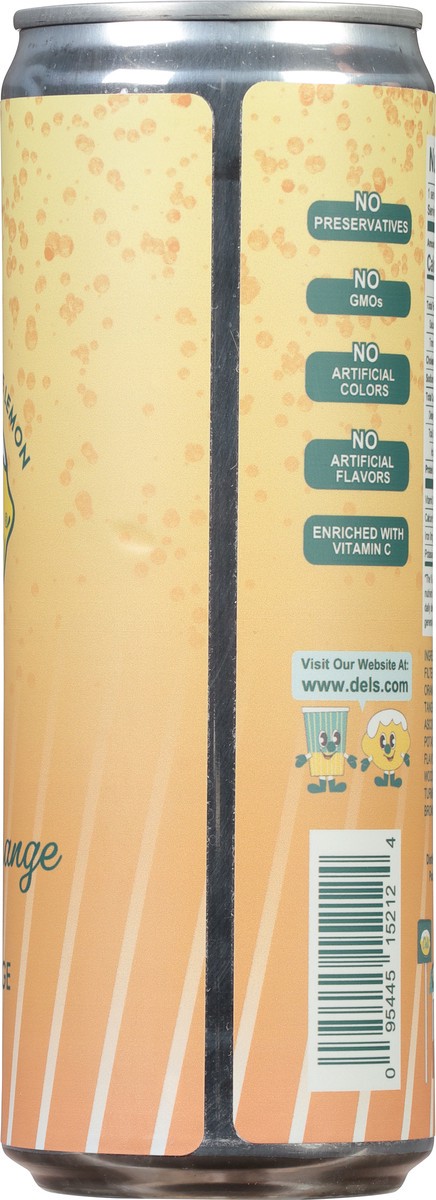 slide 2 of 13, Del's Sparkling Tangerine Orange Sparkling Citrus Beverage - 12 fl oz, 12 fl oz