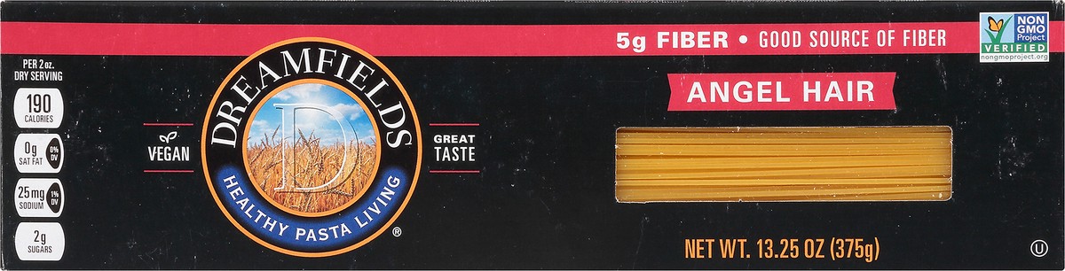 slide 1 of 9, Dreamfields Angel Hair Pasta, 13.25 oz