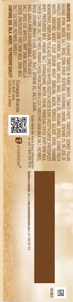 slide 5 of 14, Marie Callender's Marie Callender’s Italiano Lasagna With Ricotta Cheese Meal to Share, Frozen Meal, 31 oz., 31 oz