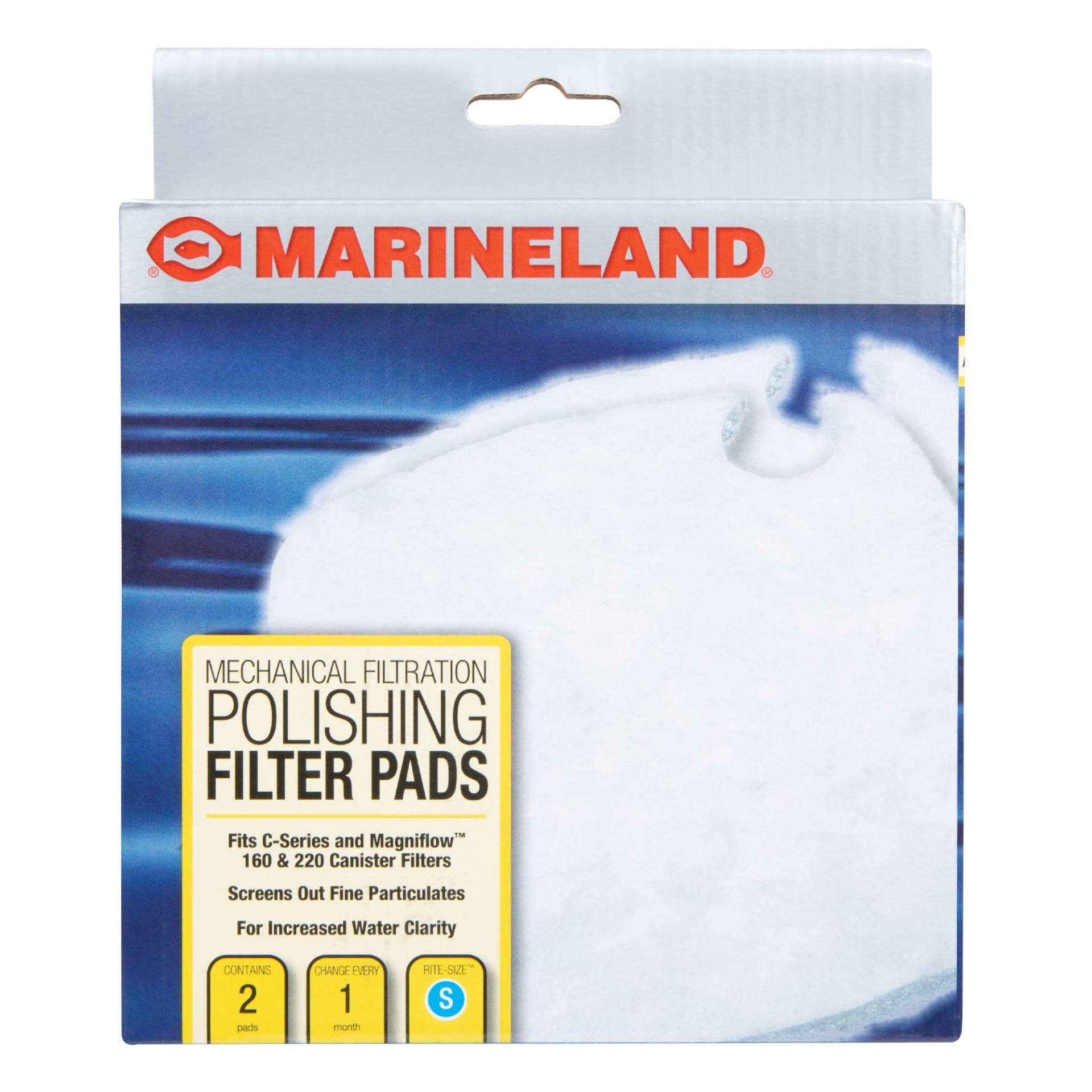 slide 1 of 1, Marineland C160/220 Polishing Filter Pads, 2 ct