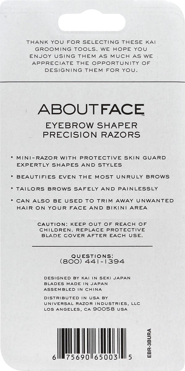 slide 3 of 6, AboutFace Razor 4 ea, 4 ct