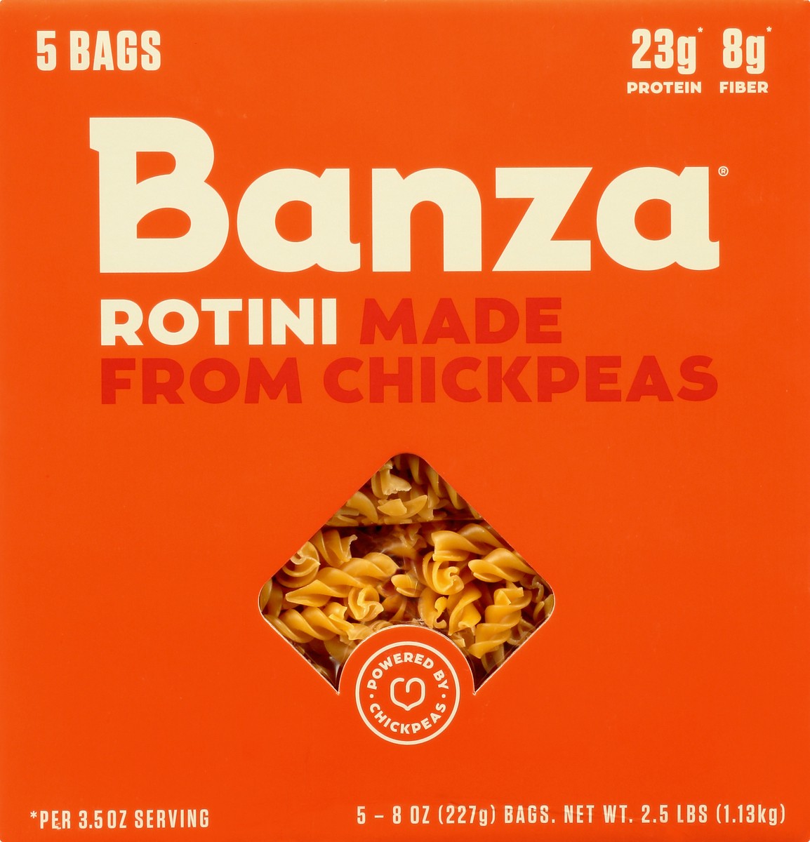 slide 6 of 13, Banza Made from Chickpeas Rotini 5 ea, 