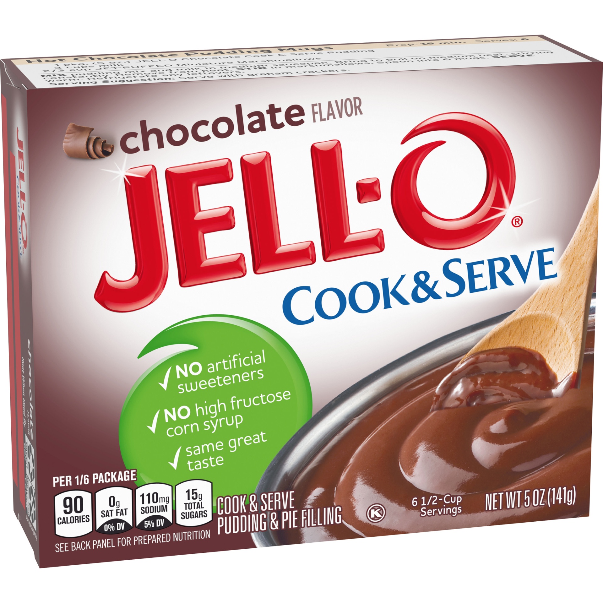 slide 6 of 7, Jell-O Cook & Serve Chocolate Pudding & Pie Filling Mix, 5 oz