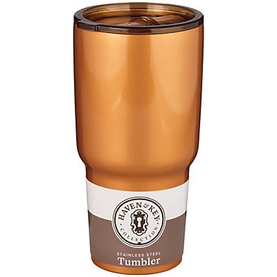 slide 1 of 1, Haven & Key Stainless Steel Champagne Gold Tumbler, 30 oz