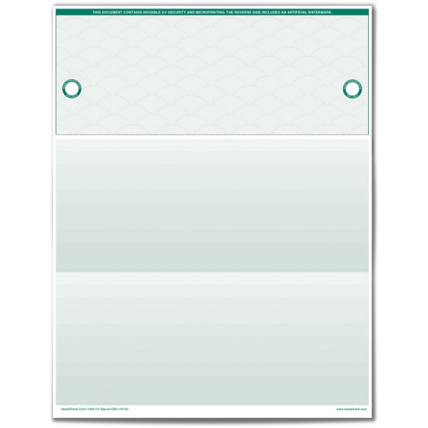slide 3 of 3, Versacheck Uv Secure Business Check Refills, Form # 1000, Business Voucher, Green Elite, 500 Sheets, Pc, Product Key/Download, 500 ct