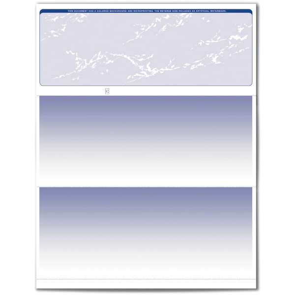 slide 3 of 3, Versacheck Security Business Check Refills, Form #1000, Business Voucher, Blue Prestige, 250 Sheets, Download/Product Key, 250 ct