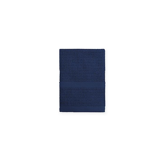 slide 1 of 1, Haven Rustico Washcloth - Navy, 1 ct