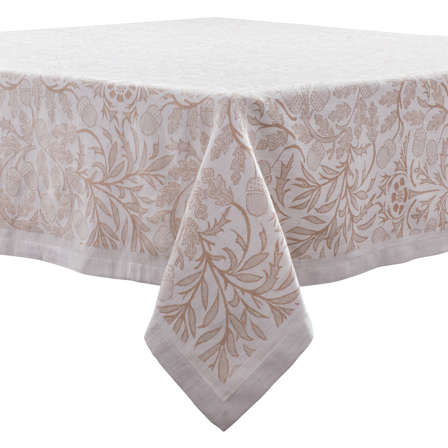 slide 1 of 1, Sur La Table Acorn Jacquard Tablecloths, 70 in x 108 in