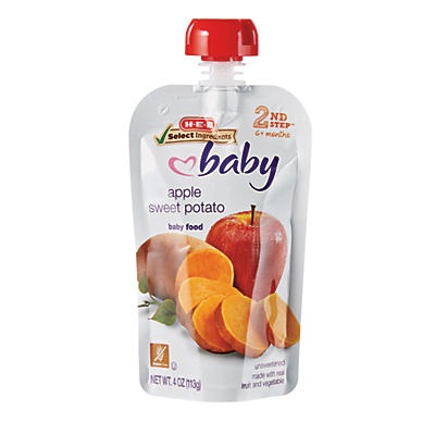 slide 1 of 1, H-E-B Baby Apple Sweet Potato, 4 oz