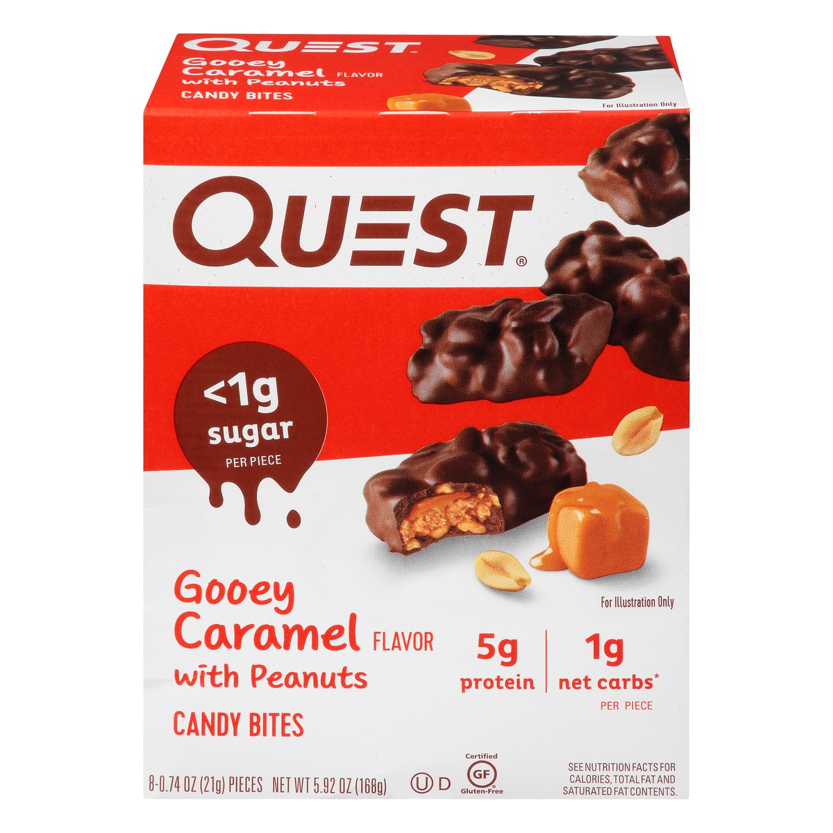 slide 1 of 9, Quest Candy Bites, 8 ct