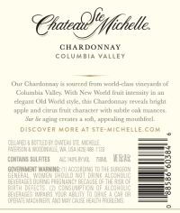 slide 7 of 22, Chateau Ste. Michelle Columbia Valley Chardonnay, White Wine, 750 mL Bottle, 750 ml