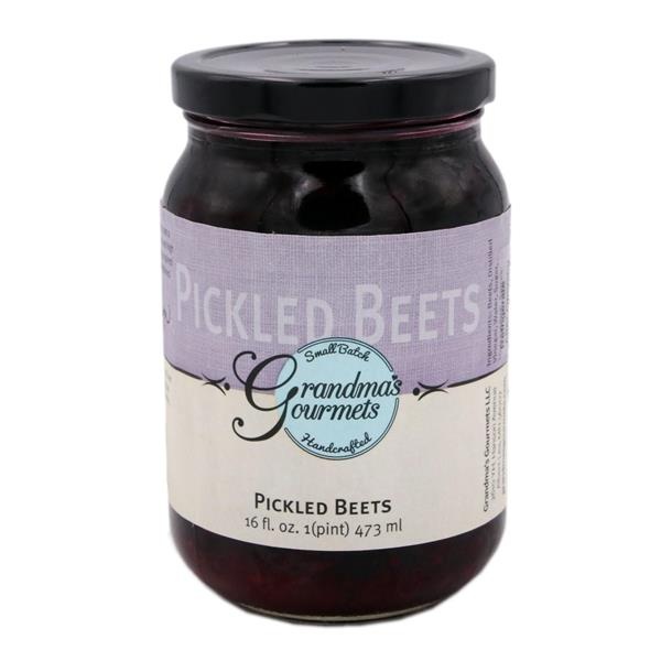 slide 1 of 1, Grandma's Gourmets Pickled Beets, 16 fl oz