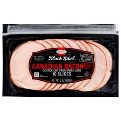 HORMEL BLACK LABEL Thin Cut Canadian Bacon
