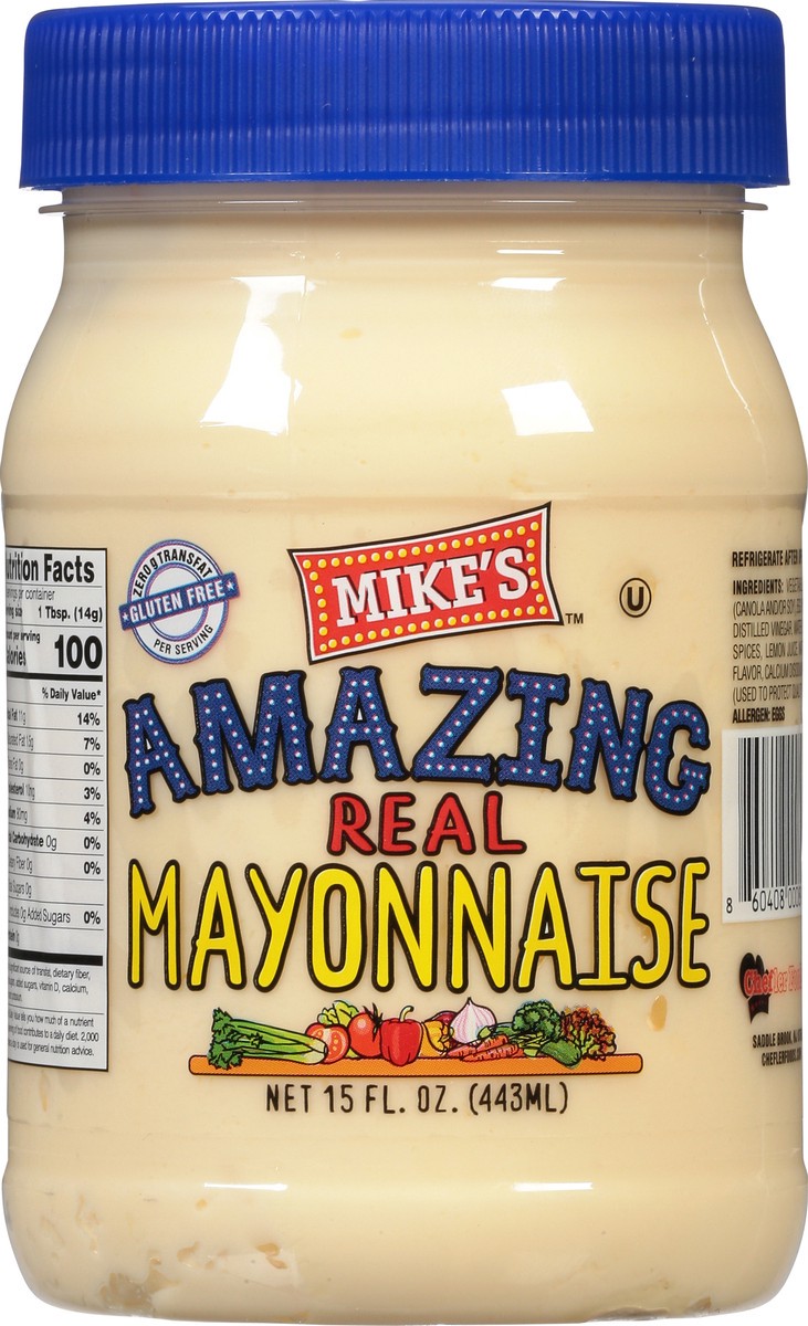 slide 5 of 13, Mike's Amazing Real Mayonnaise 15 fl oz, 15 fl oz