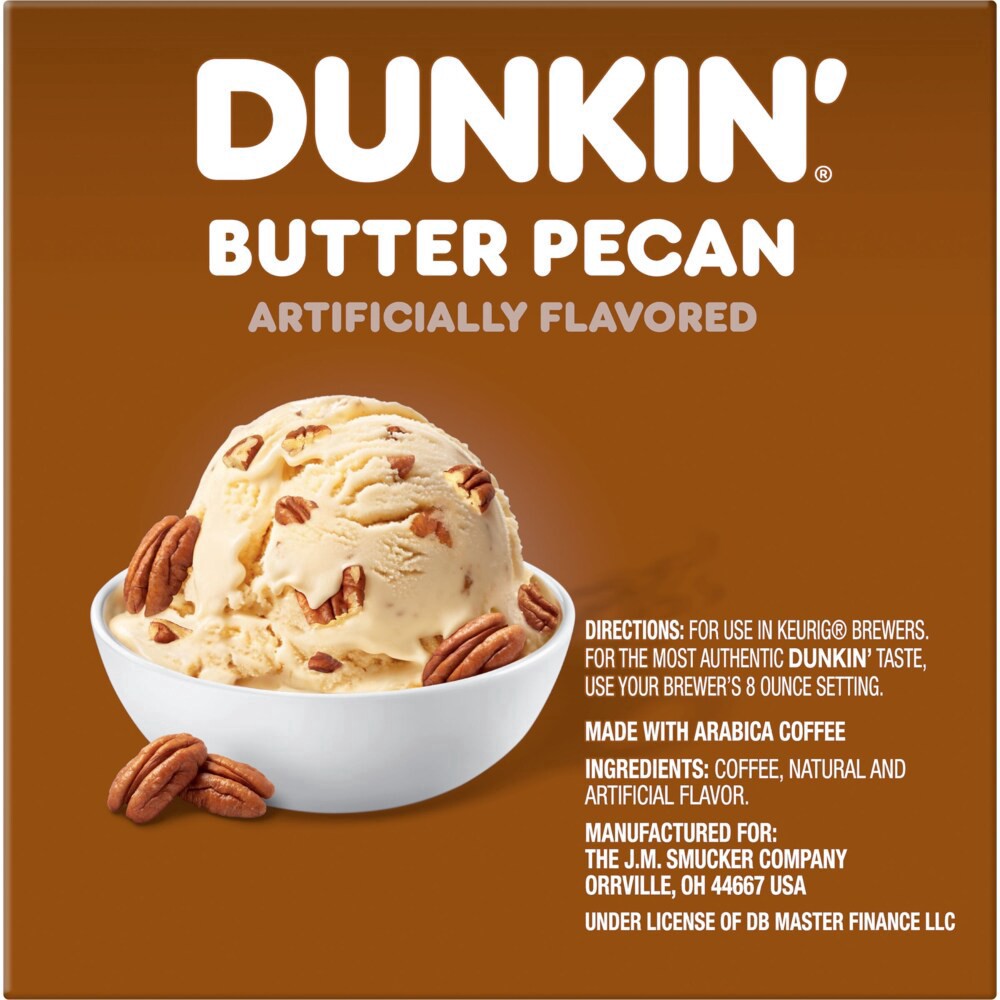 slide 2 of 3, Keurig Dunkin' Butter Pecan Coffee K-Cup Pods, 10 ct