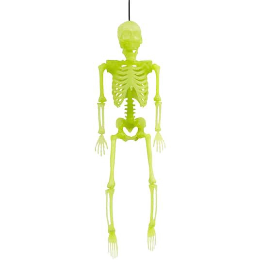 slide 1 of 2, 8" Glow-In-The-Dark Skeleton By Ashland, 8 in