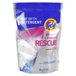 Tide Rescue Brights and Whites In wash Laundry Booster