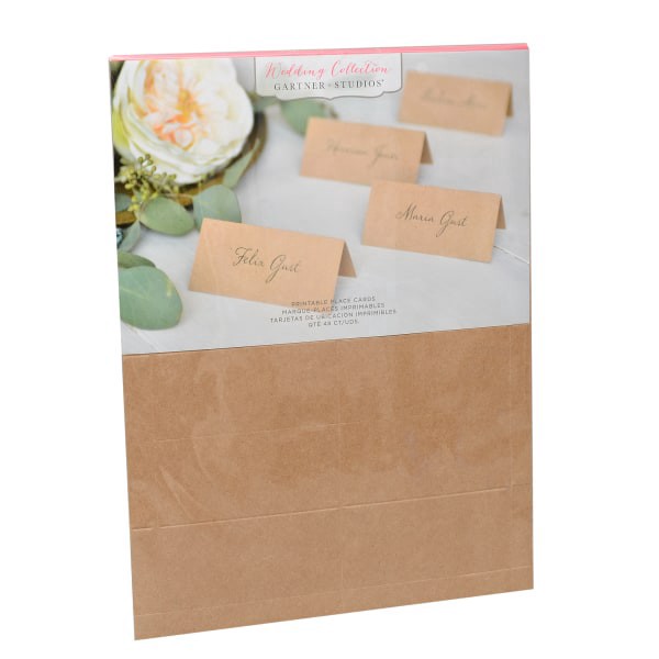 slide 4 of 4, Gartner Studios Kraft Printable Place Cards, 48 ct