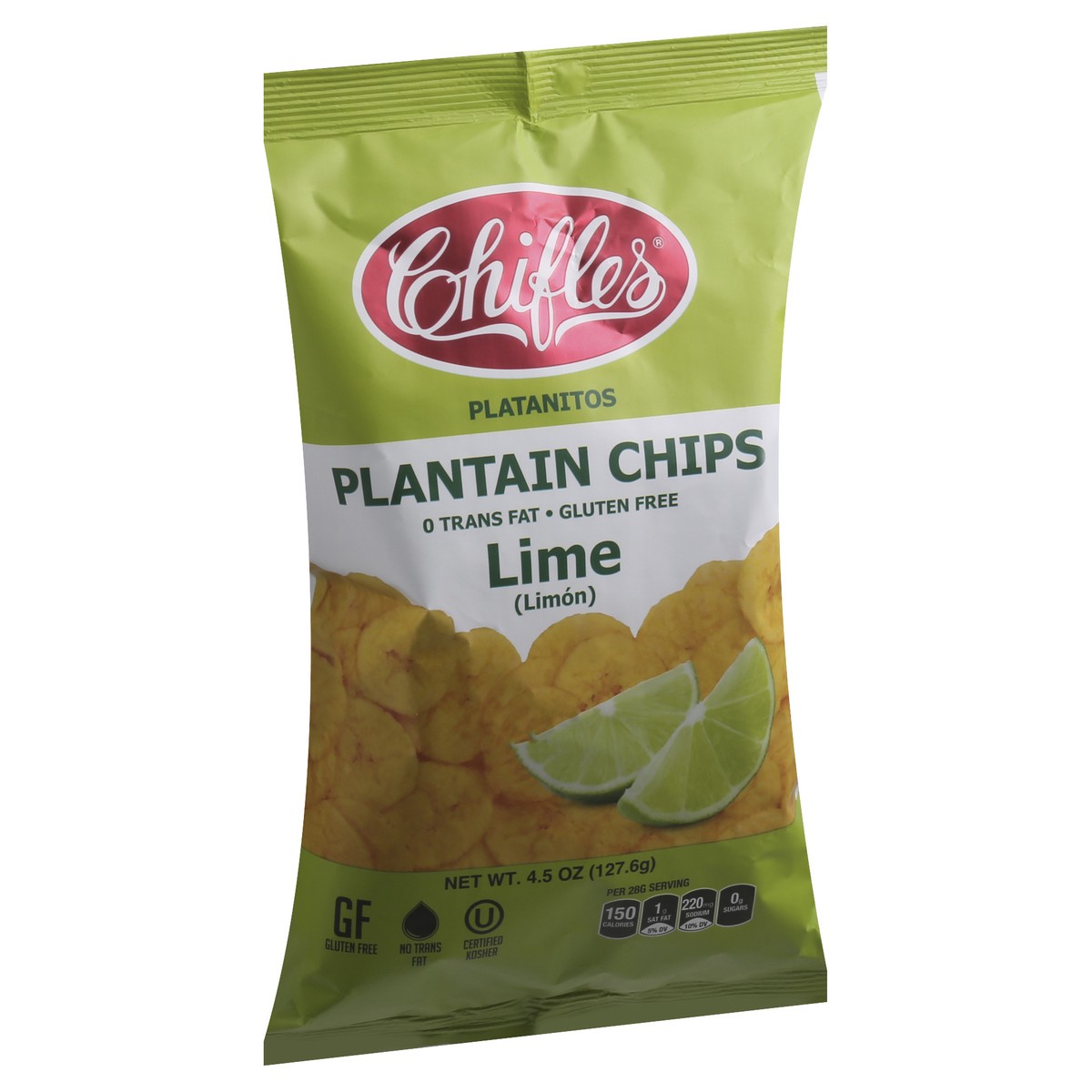 slide 3 of 9, Chifles Lime Plantain Chips 4.5 oz, 4.5 oz