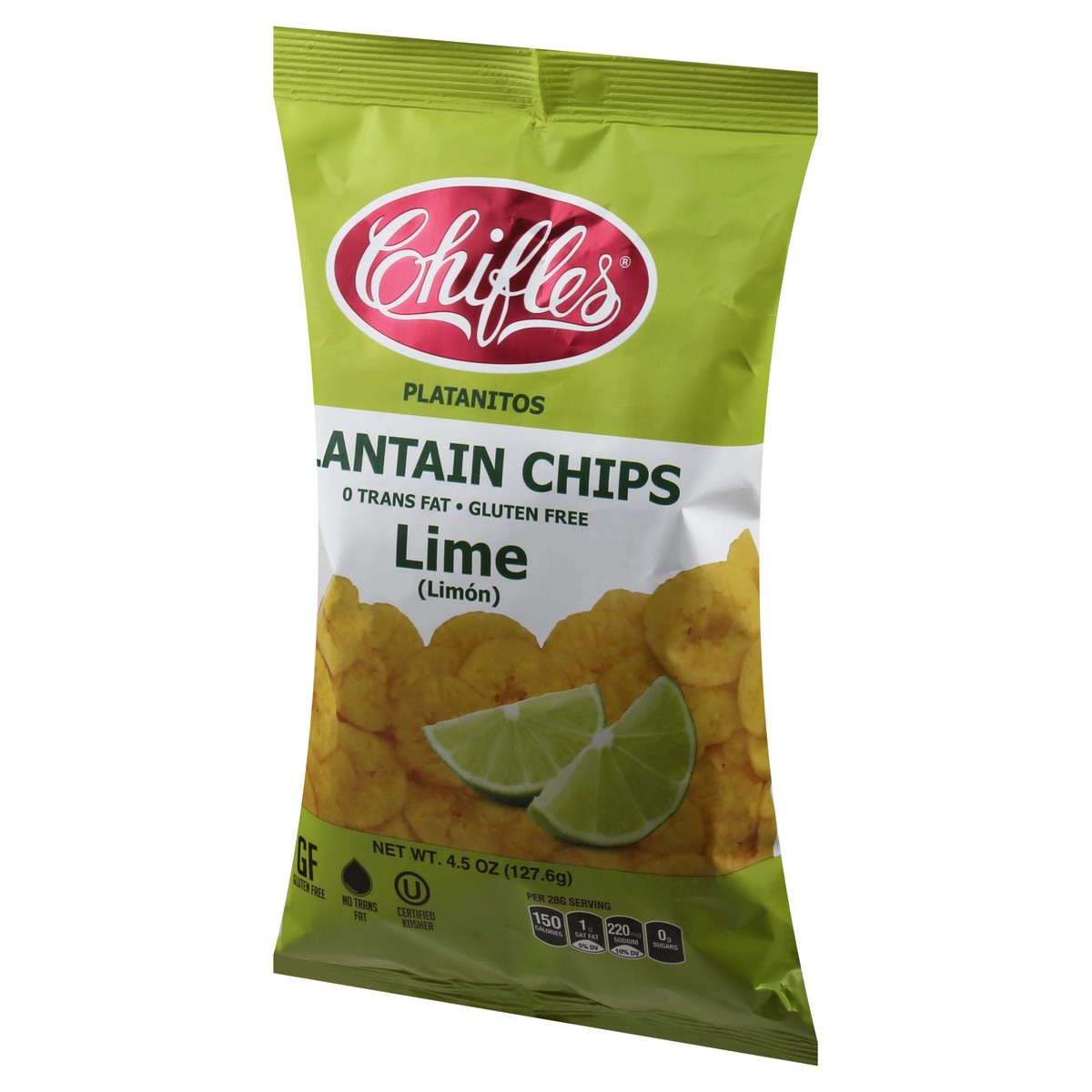 slide 8 of 9, Chifles Lime Plantain Chips 4.5 oz, 4.5 oz