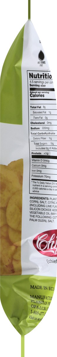 slide 4 of 9, Chifles Lime Plantain Chips 4.5 oz, 4.5 oz