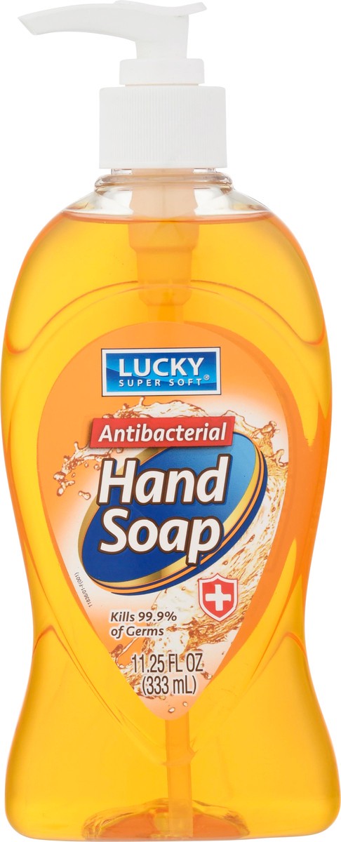 slide 3 of 13, Lucky Super Soft Antibacterial Hand Soap 11.25 fl oz, 11.25 fl oz