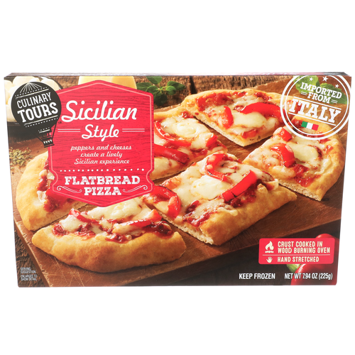 slide 1 of 2, Culinary Tours Sicilian Style Peppers And Cheeses Flatbread Pizza, 1 ct