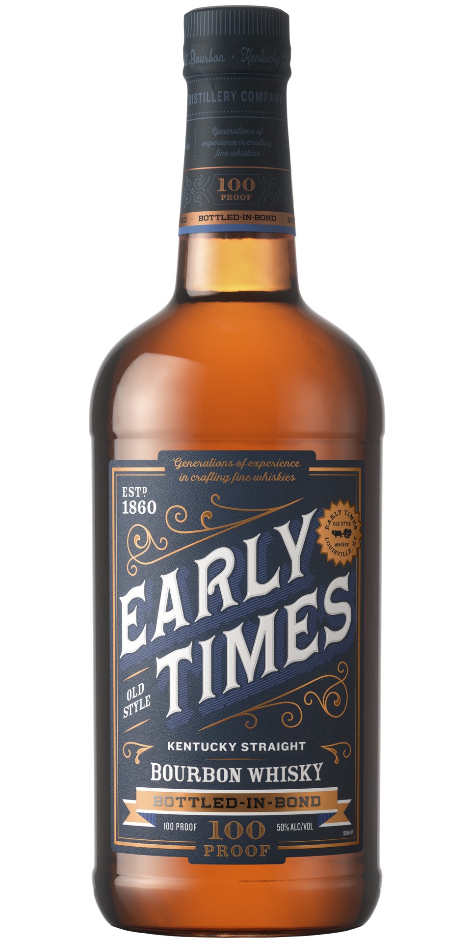slide 1 of 2, Early Times Bourbon 1 lt, 1 l