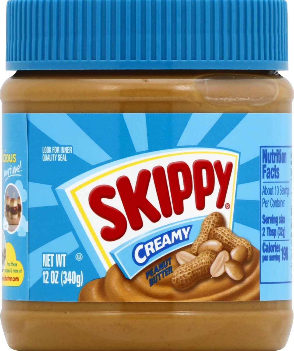 slide 1 of 7, Skippy Peanut Butter Spread 12 oz, 12 oz