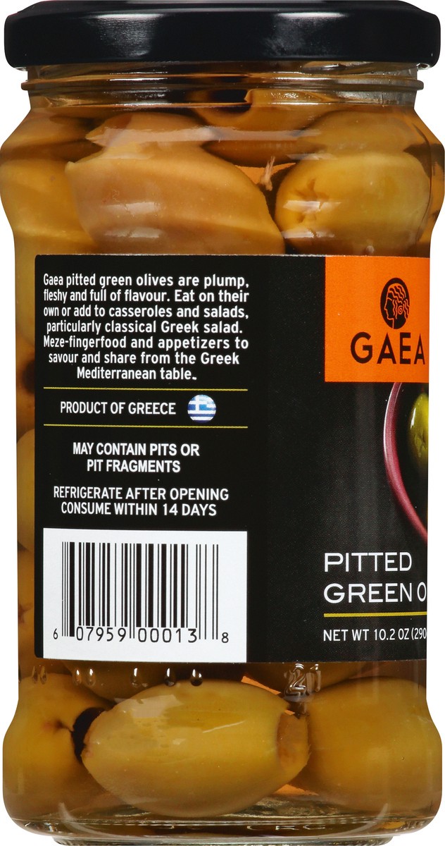 slide 3 of 13, Gaea Cat Coras Kitchen Pitted Green Olives, 4.9 oz