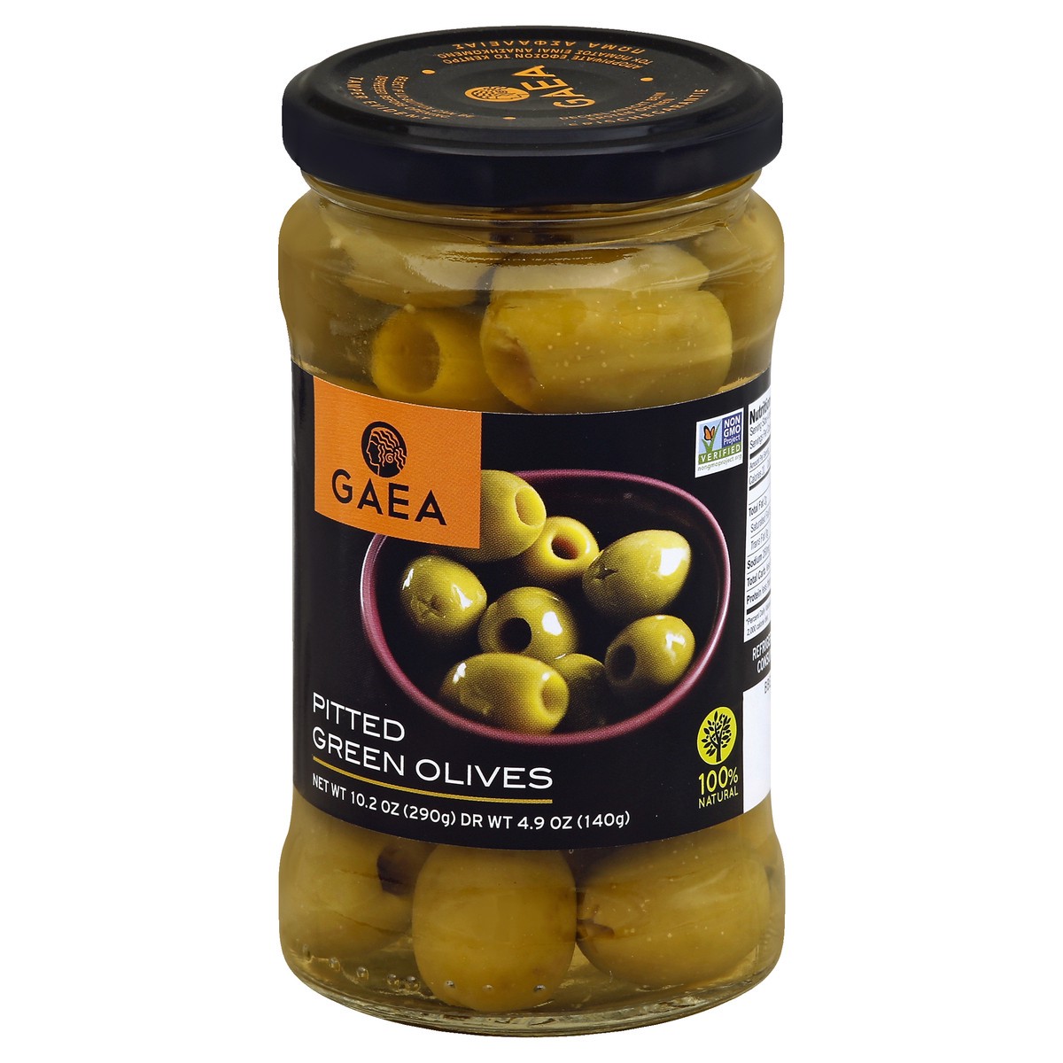 slide 11 of 13, Gaea Cat Coras Kitchen Pitted Green Olives, 4.9 oz