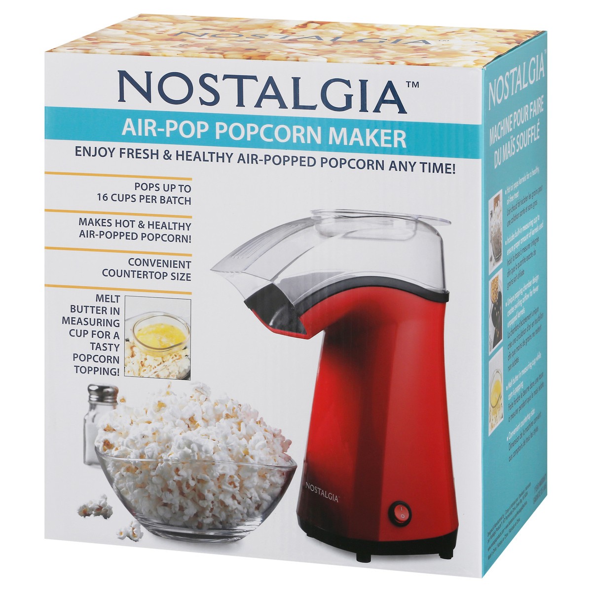 slide 10 of 11, Nostalgia Air-Pop Popcorn Maker 1 ea, 1 ct