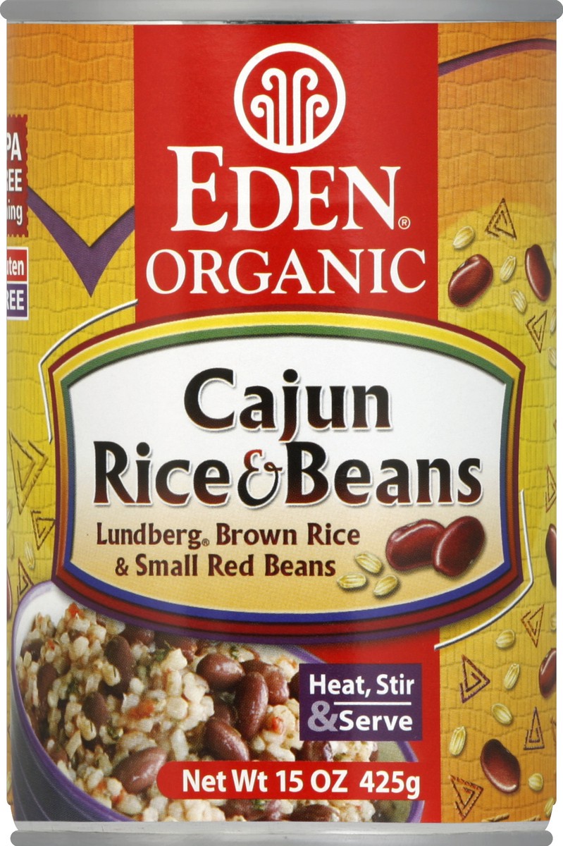 slide 2 of 2, Eden Foods Rice & Beans, Cajun, 15 oz