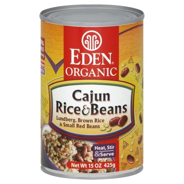 slide 1 of 2, Eden Foods Rice & Beans, Cajun, 15 oz