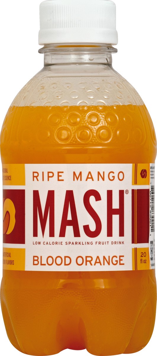 slide 3 of 4, MASH Ripe Mango Blood Orange Sparkling Fruit Drink 16 fl oz, 20 fl oz