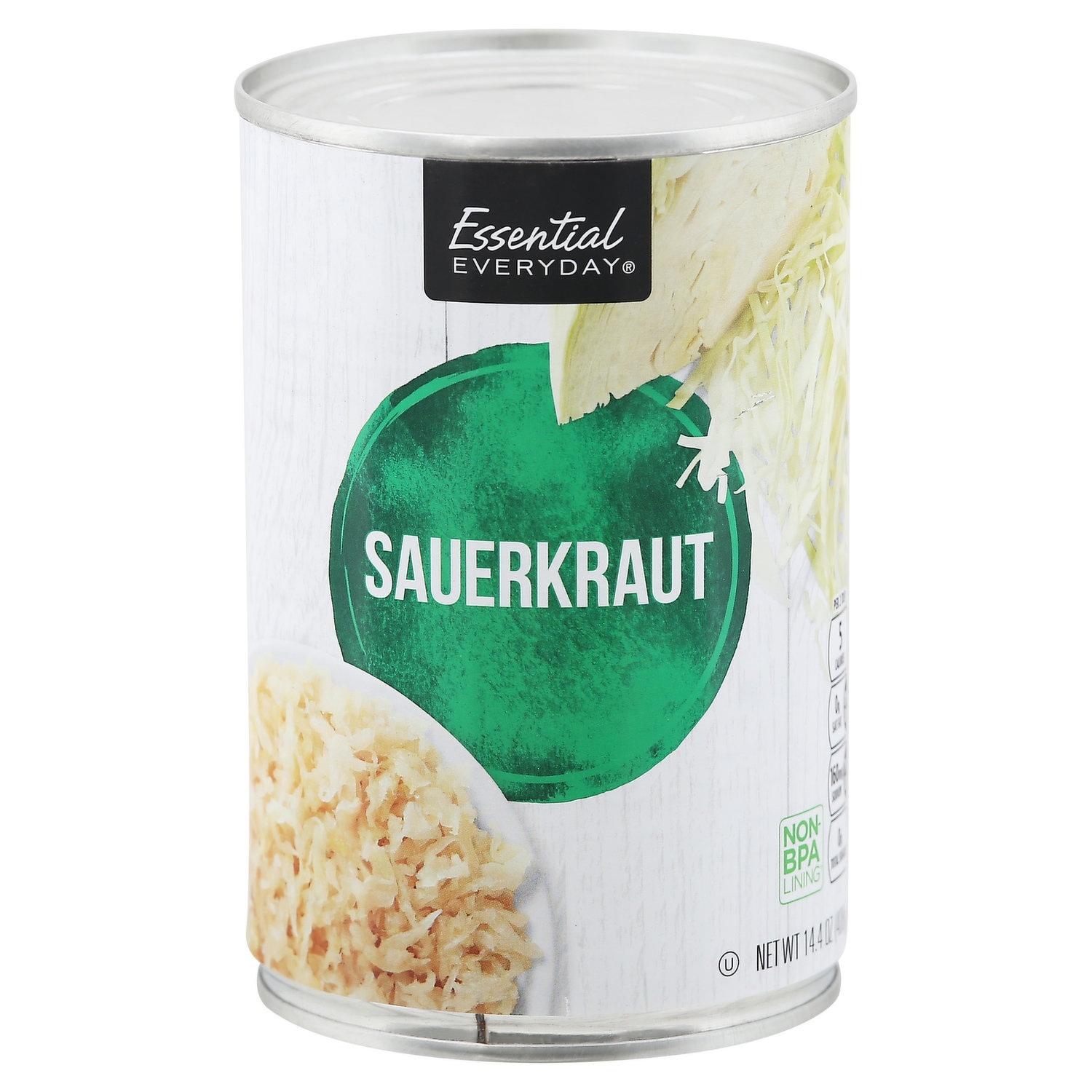 slide 1 of 1, Essential Everyday Canned Sauerkraut, 14 oz