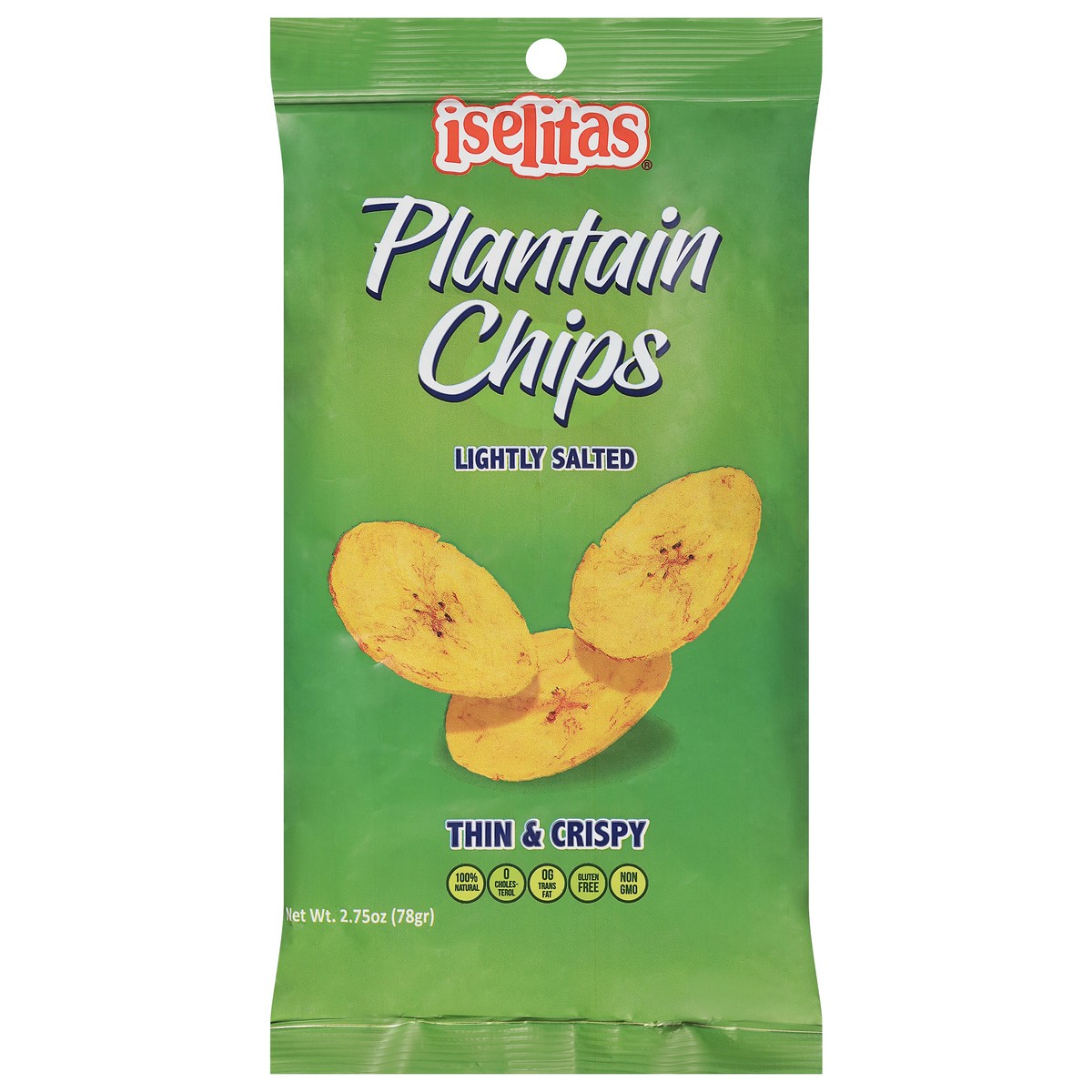 slide 11 of 14, Iselitas Thin & Crispy Lightly Salted Plantain Chips 2.75 oz, 2.75 oz