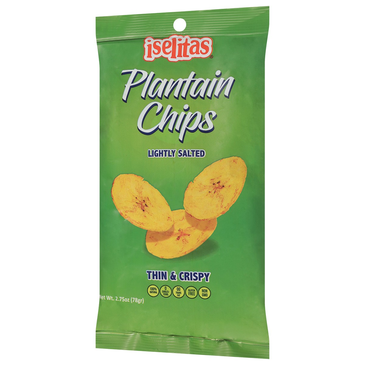 slide 14 of 14, Iselitas Thin & Crispy Lightly Salted Plantain Chips 2.75 oz, 2.75 oz