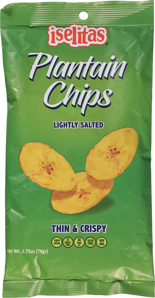 slide 13 of 14, Iselitas Thin & Crispy Lightly Salted Plantain Chips 2.75 oz, 2.75 oz