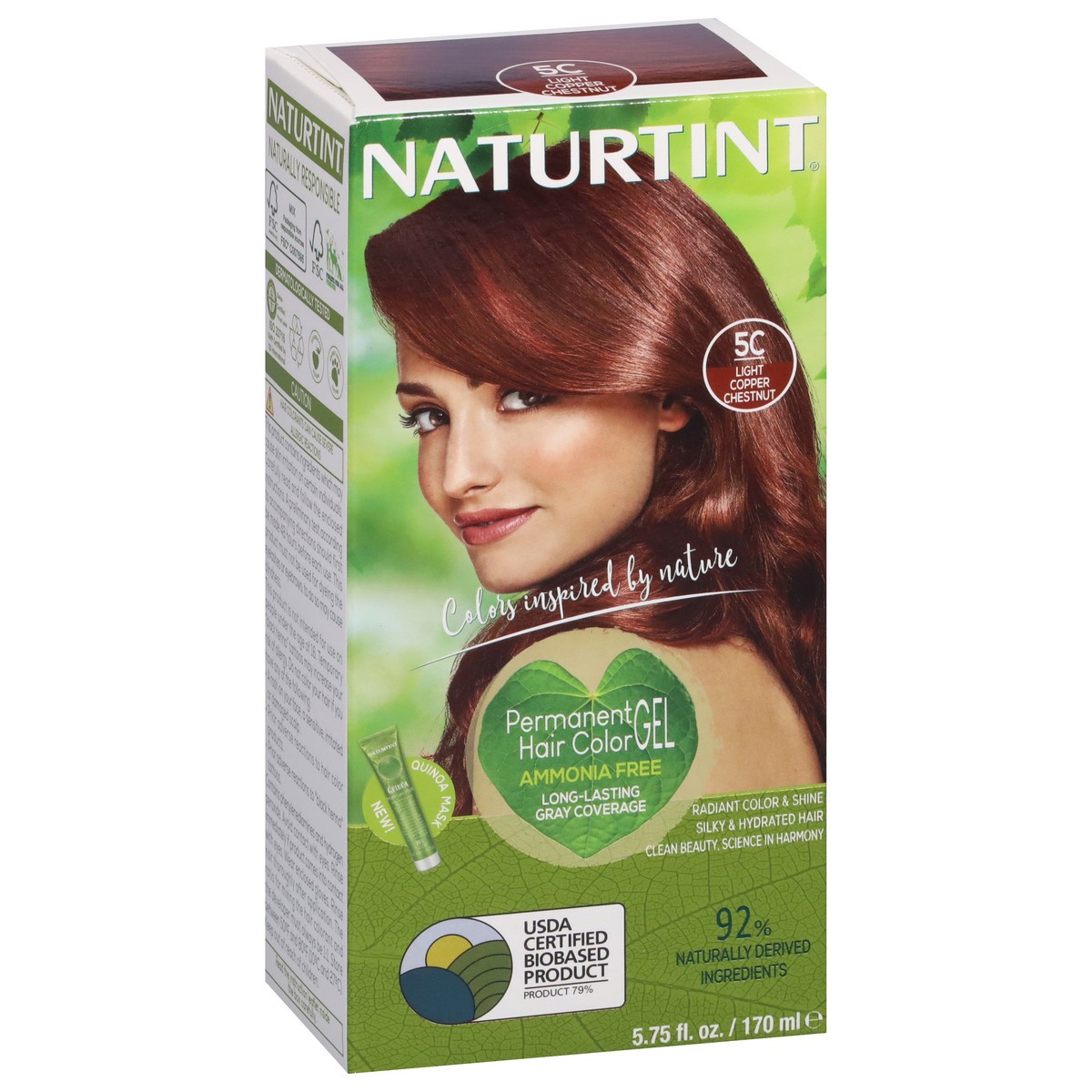 slide 5 of 9, Naturtint 5C Ammonia Free Permanent Hair Color Gel 5.75 fl oz, 5.75 fl oz