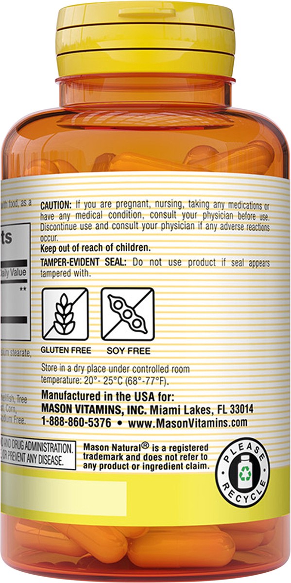 slide 3 of 8, Mason Ginger, 500 mg, Capsules, 60 ct