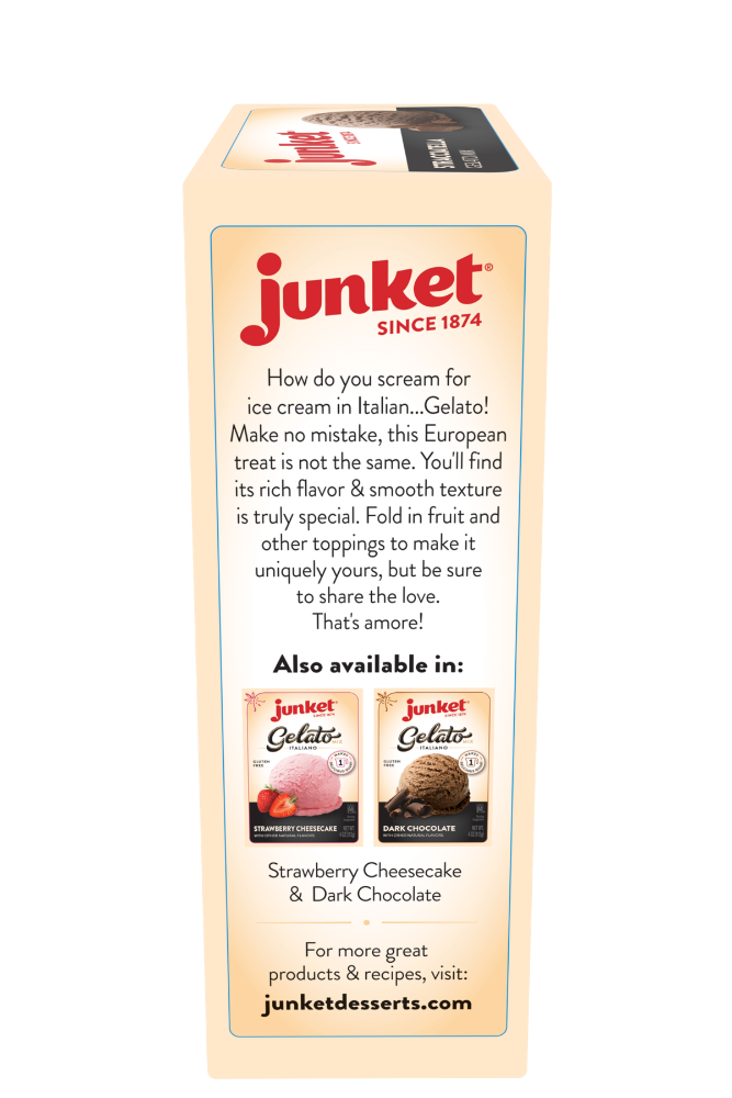 slide 4 of 4, Junket Stracciatella Gelato Mix, 4 oz