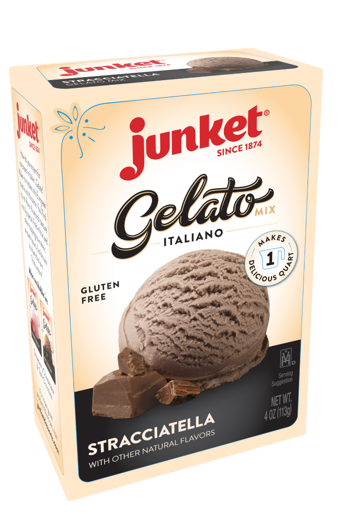slide 1 of 4, Junket Stracciatella Gelato Mix, 4 oz