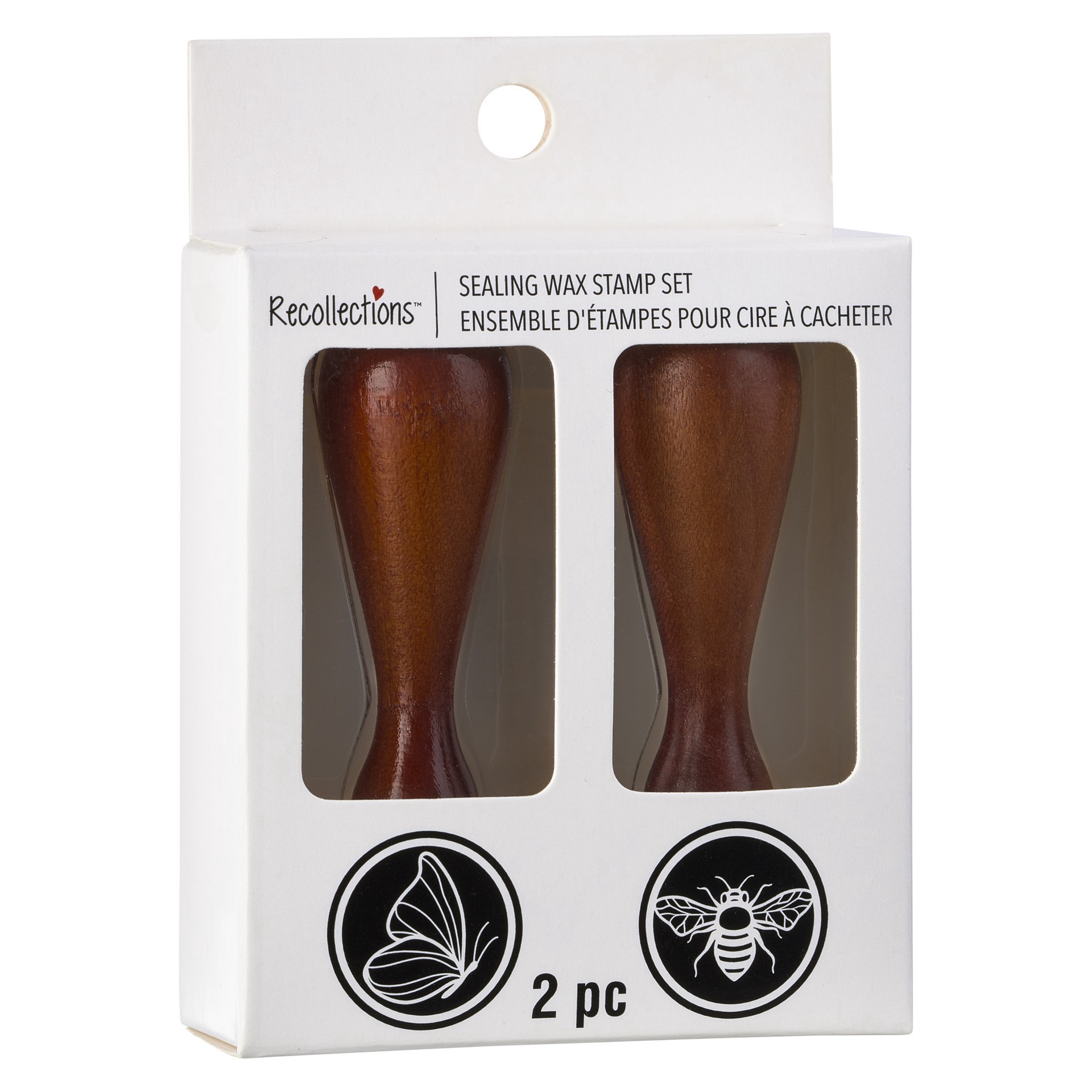 slide 2 of 3, Butterfly & Bee Wax Stamp Set By Recollections, 0.75 in