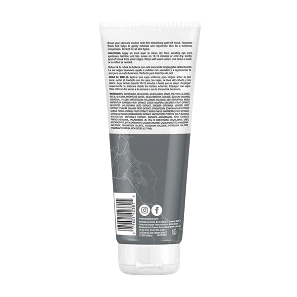 slide 4 of 5, Freeman Deep Cleansing Hawaiian Black Salt Peel-Off Mask 6 fl oz, 6 fl oz