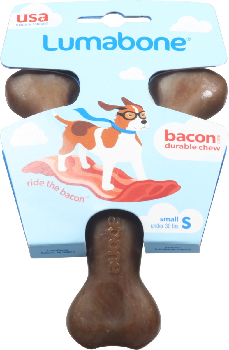 slide 5 of 9, LumaBone Small Bacon Flavor Durable Chew Small 1 ea, 1 ea