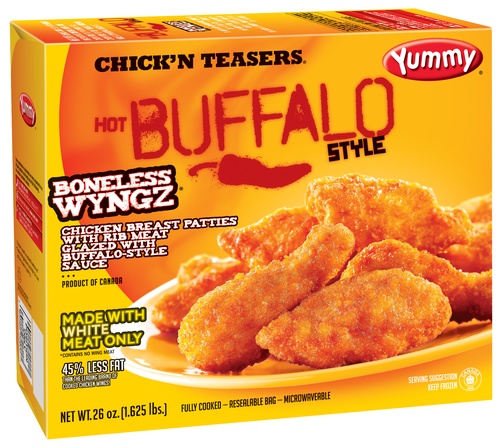 slide 1 of 1, Yummy Buffalo Chicken Teasers, 28 oz