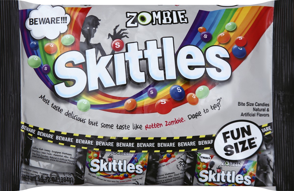 slide 2 of 6, Skittles Zombie Candy, 10.72 oz