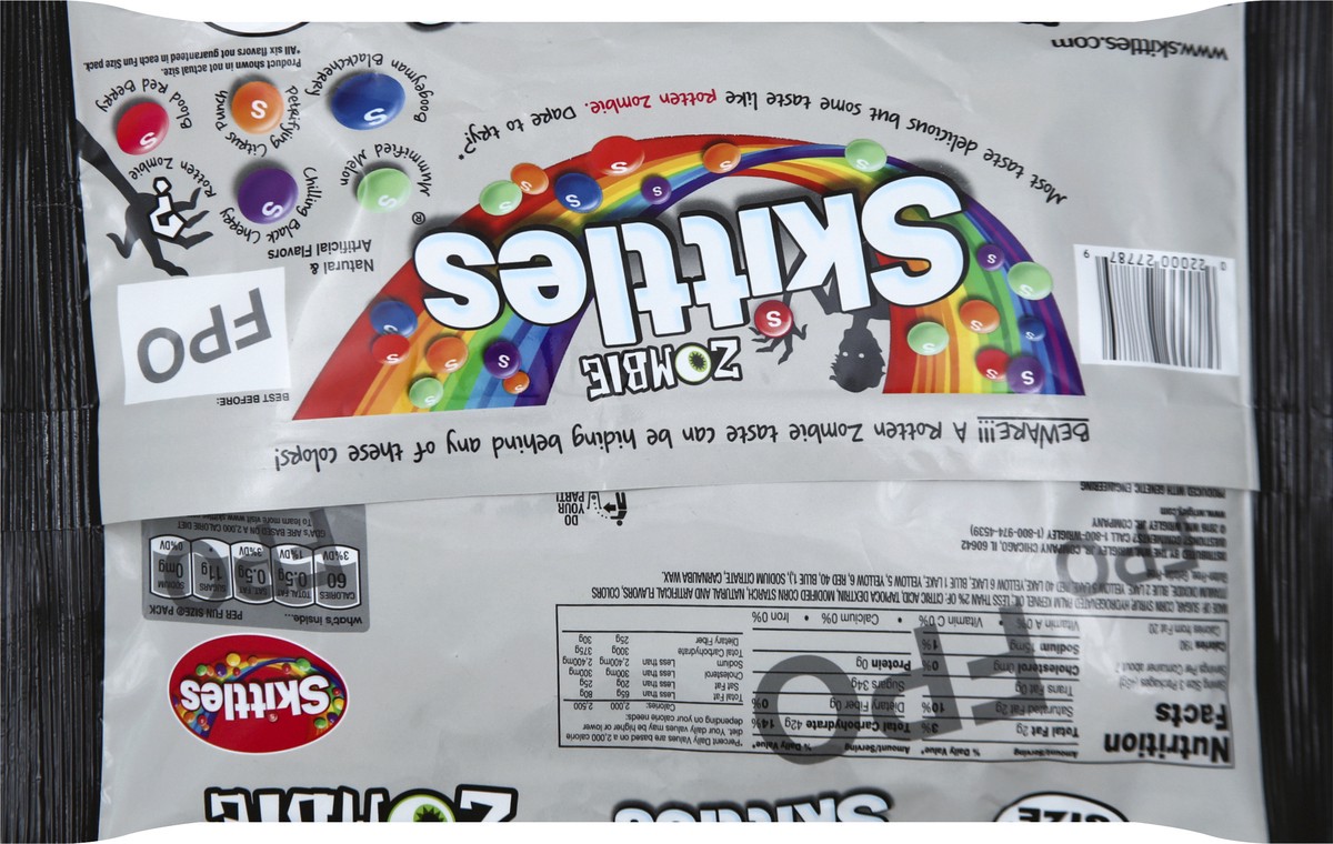 slide 5 of 6, Skittles Zombie Candy, 10.72 oz