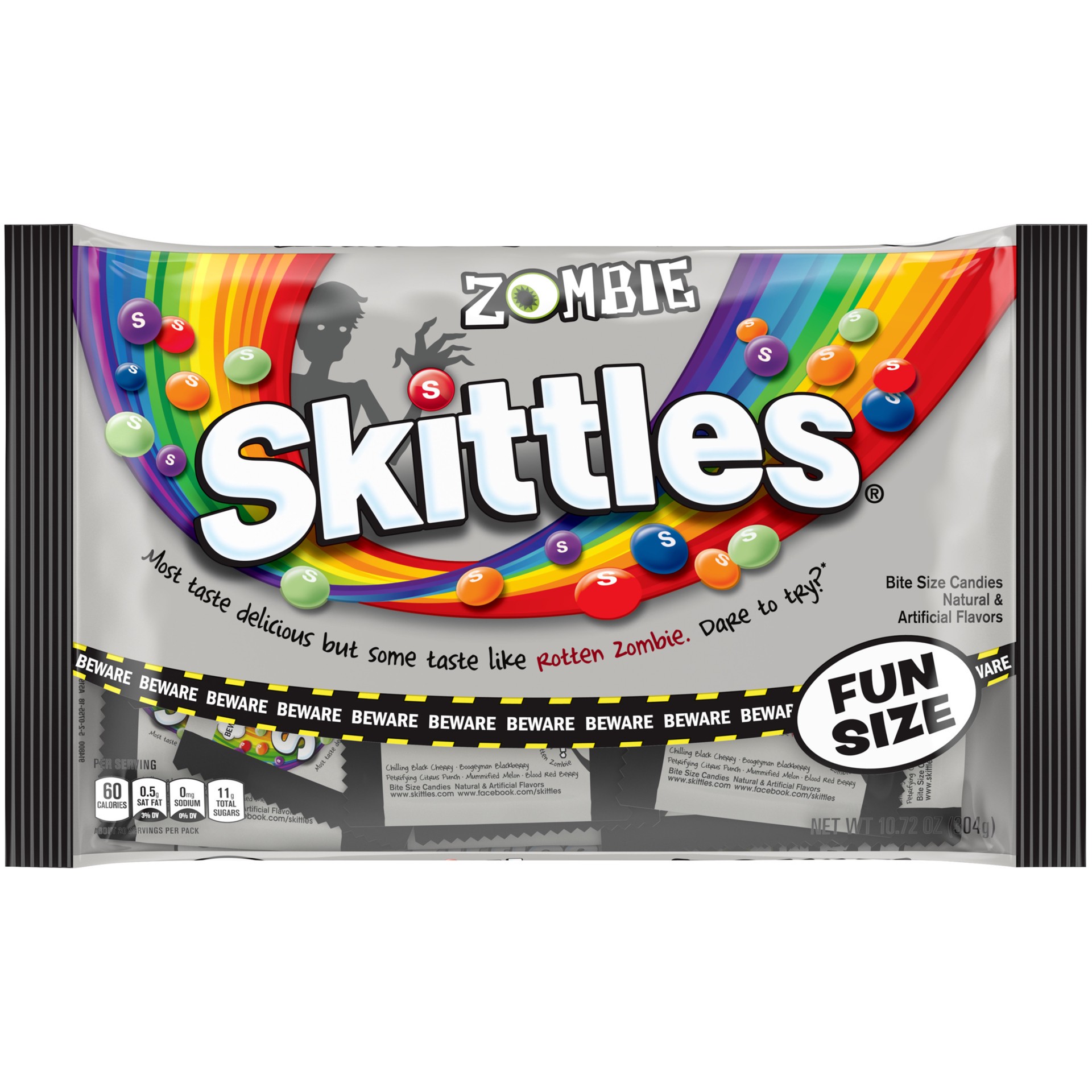 slide 1 of 6, Skittles Zombie Candy, 10.72 oz